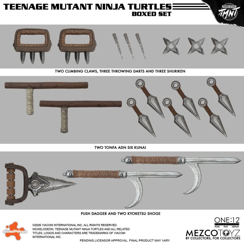 Teenage Mutant Ninja Turtles One:12 Collective Actionfiguren 1/12 Boxed Set 17 cm - Preorder - ETA: 25.02.2027