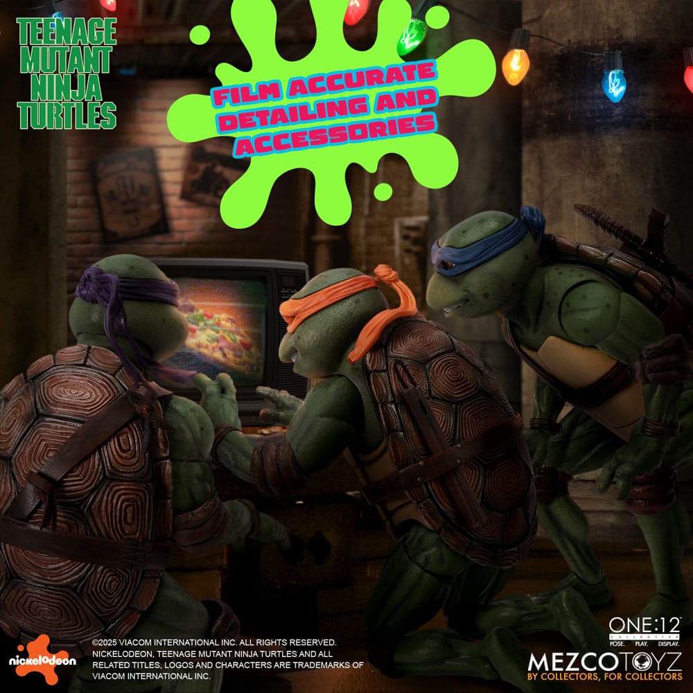 Teenage Mutant Ninja Turtles Actionfiguren Box-Set 1/12 Teenage Mutant Ninja Turtles (1990 Movie) 15 cm - Preorder - ETA: 25.11.2026