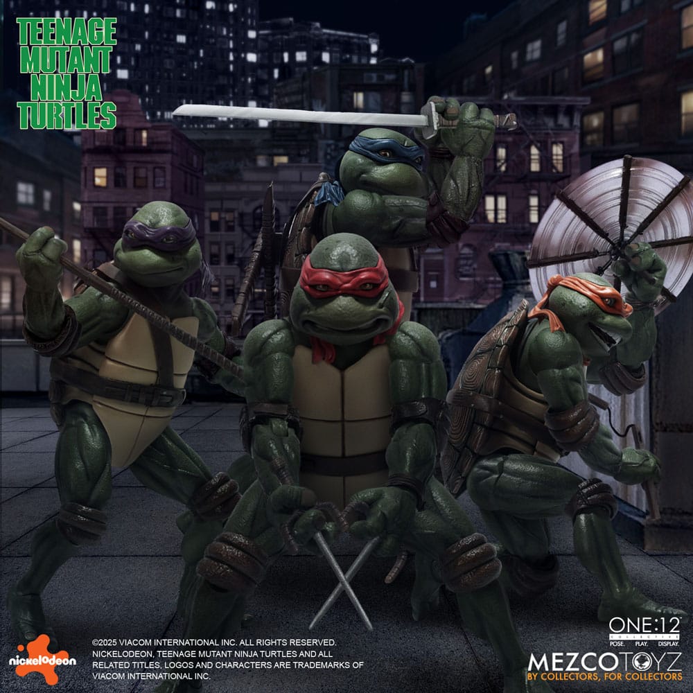 Teenage Mutant Ninja Turtles Actionfiguren Box-Set 1/12 Teenage Mutant Ninja Turtles (1990 Movie) 15 cm - Preorder - ETA: 25.11.2026