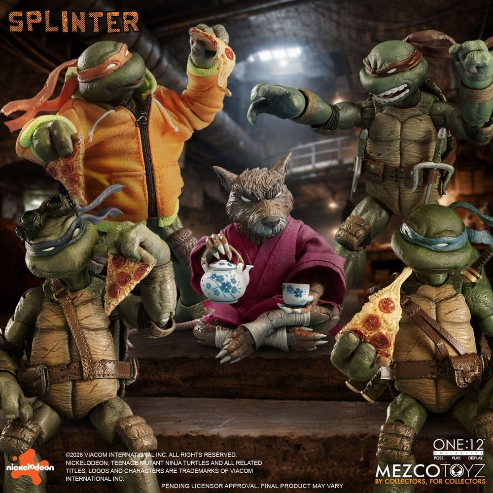 Teenage Mutant Ninja Turtles One:12 Collective Actionfigur 1/12 Splinter 17 cm - Preorder - ETA: 25.01.2027