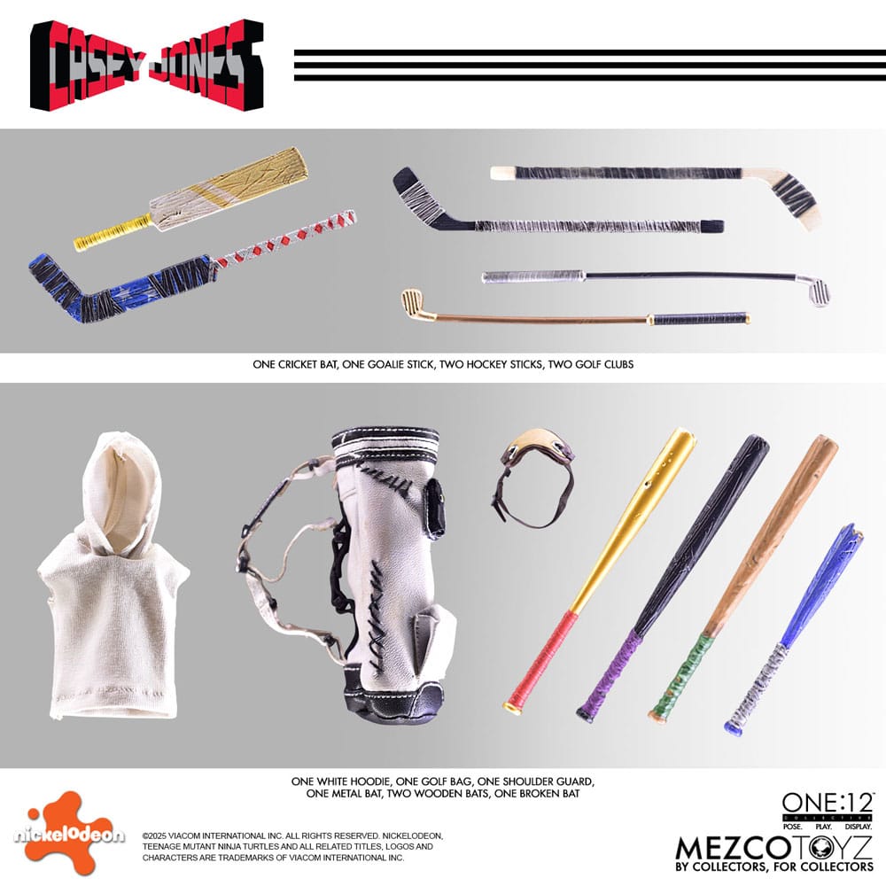 Teenage Mutant Ninja Turtles Actionfigur 1/12 Casey Jones 17 cm - Preorder - ETA: 25.03.2026