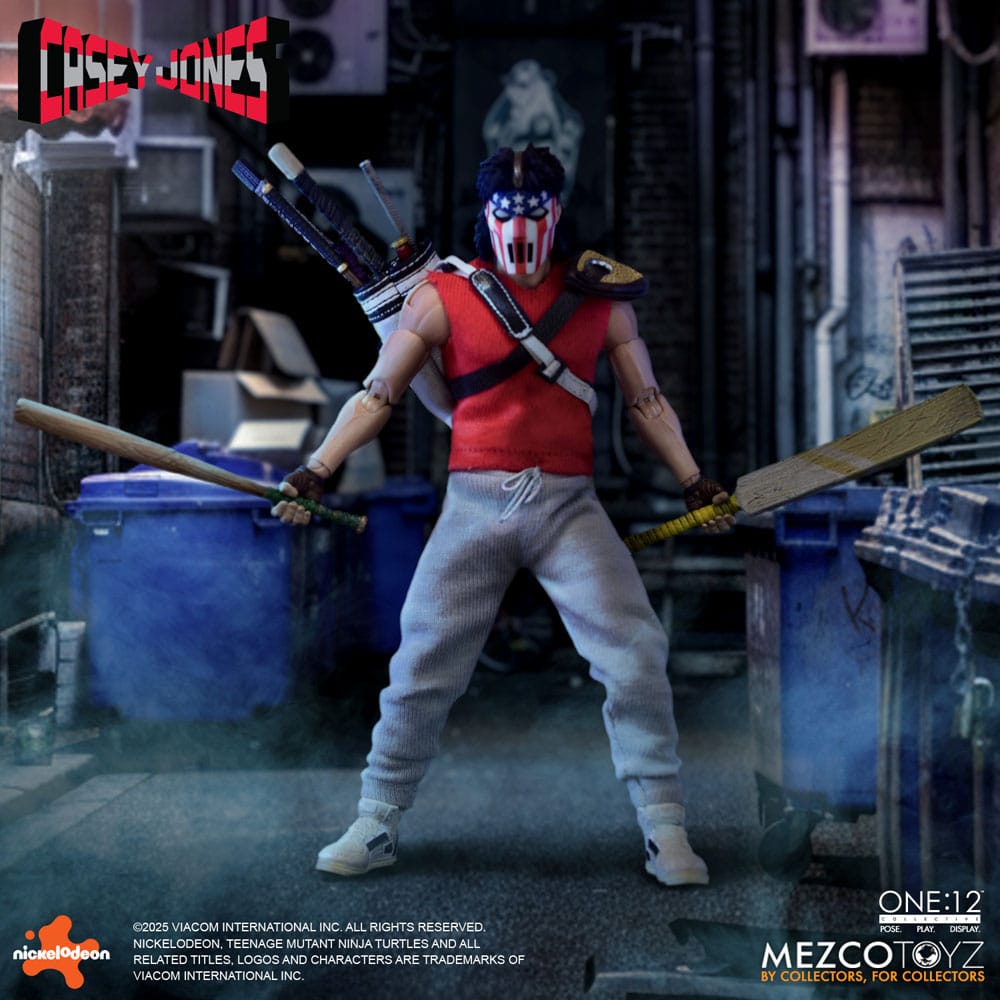 Teenage Mutant Ninja Turtles Actionfigur 1/12 Casey Jones 17 cm - Preorder - ETA: 25.03.2026