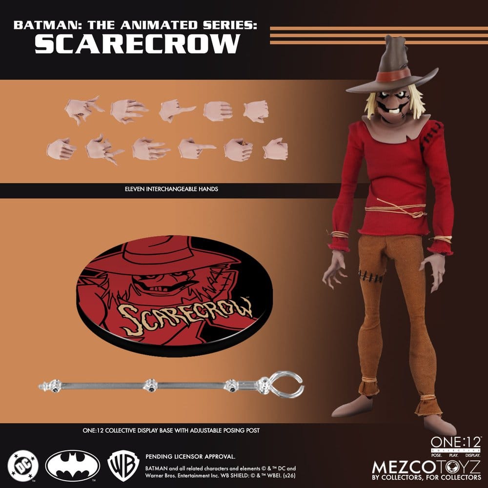 Batman: Die Zeichentrickserie One:12 Collective Actionfigur Scarecrow 17 cm - Preorder - ETA: 25.03.2027