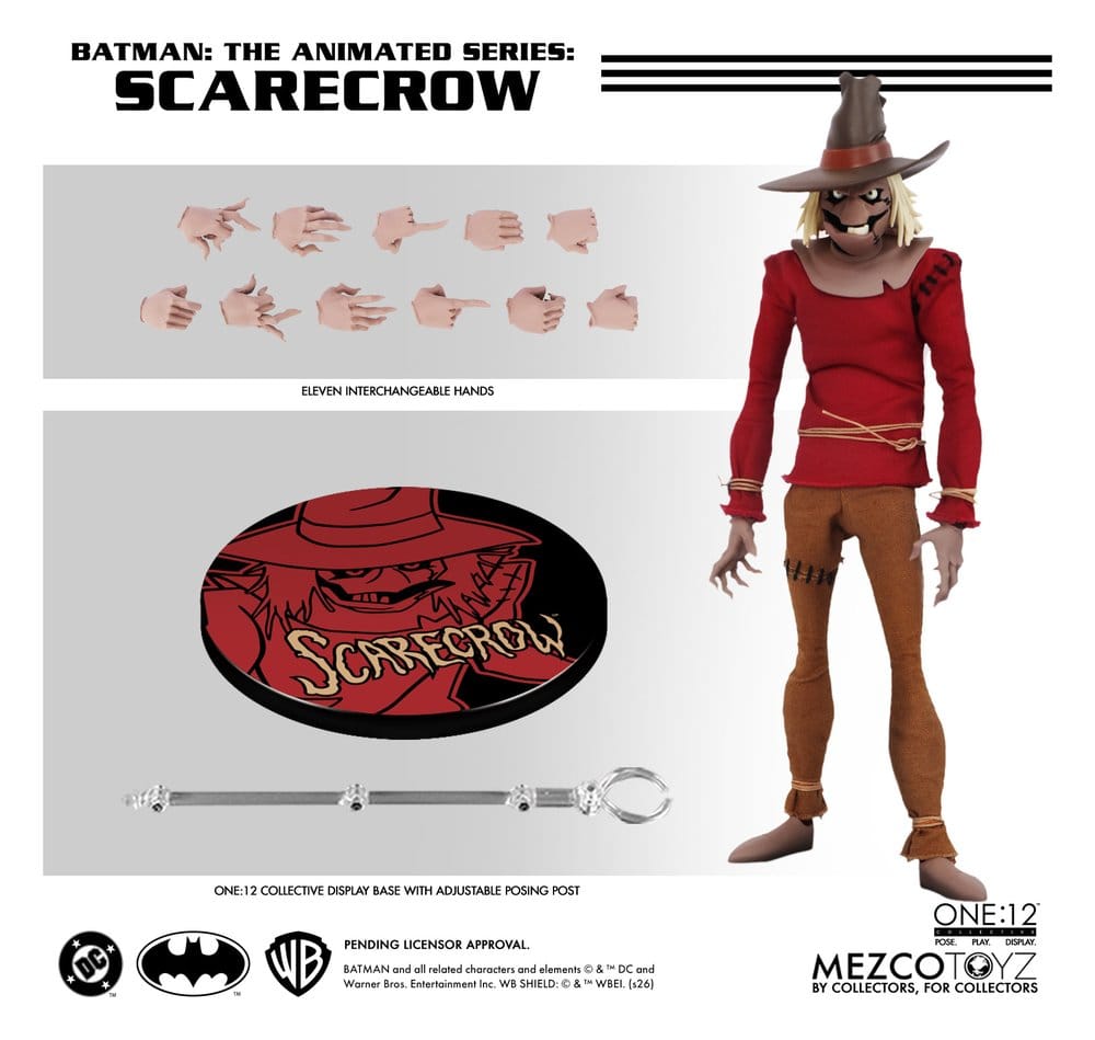 Batman: Die Zeichentrickserie One:12 Collective Actionfigur Scarecrow 17 cm - Preorder - ETA: 25.03.2027