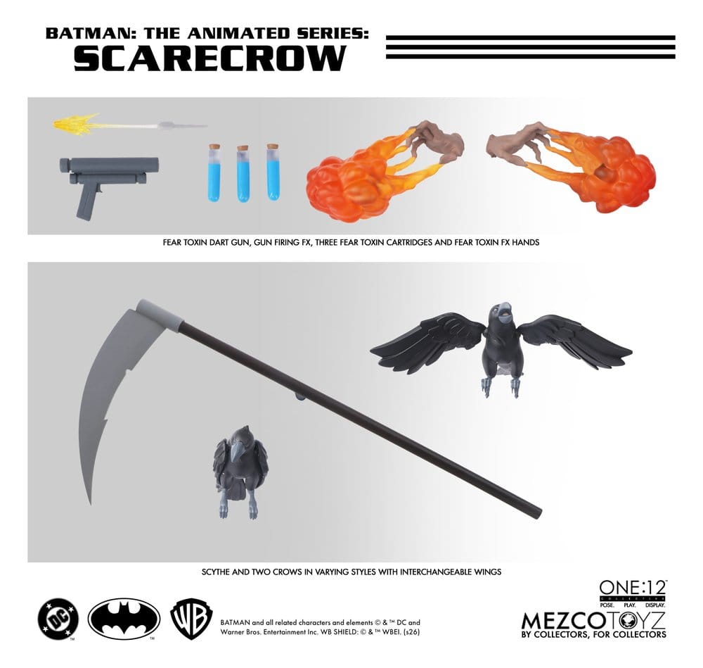 Batman: Die Zeichentrickserie One:12 Collective Actionfigur Scarecrow 17 cm - Preorder - ETA: 25.03.2027