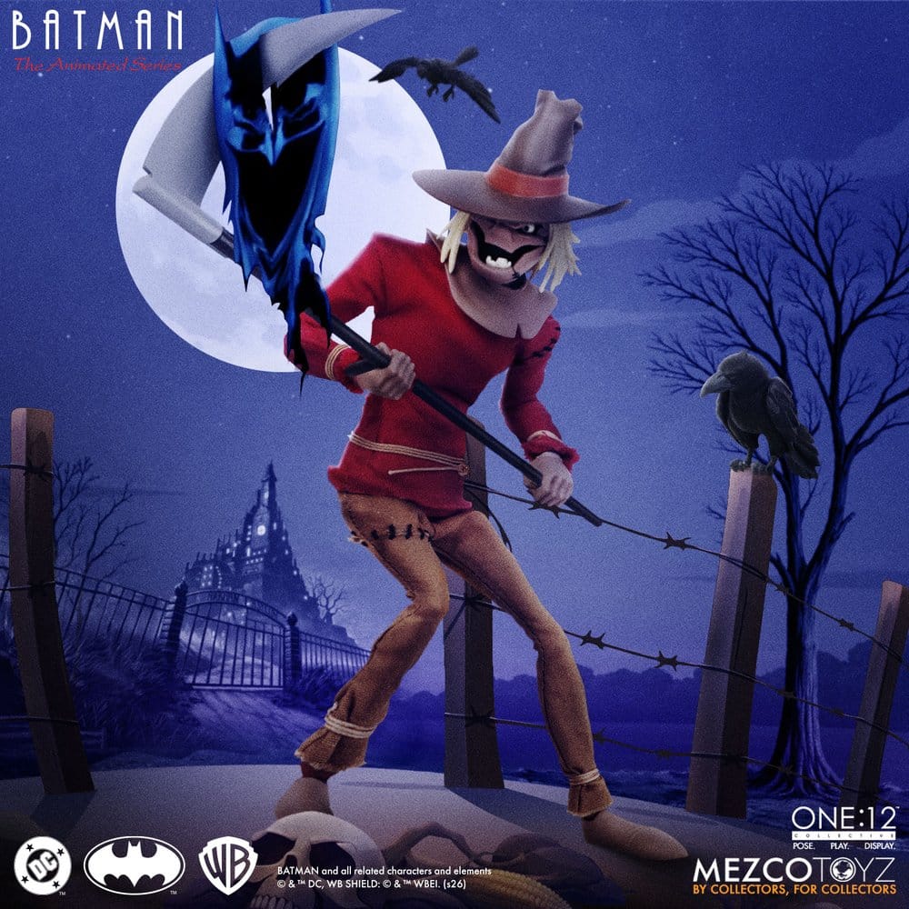 Batman: Die Zeichentrickserie One:12 Collective Actionfigur Scarecrow 17 cm - Preorder - ETA: 25.03.2027