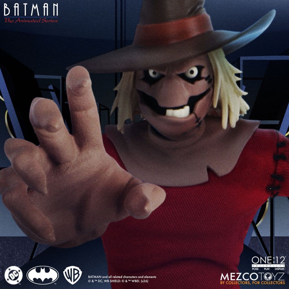 Batman: Die Zeichentrickserie One:12 Collective Actionfigur Scarecrow 17 cm - Preorder - ETA: 25.03.2027