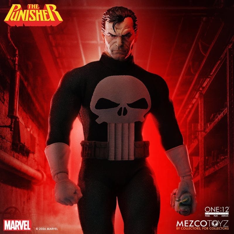 Marvel Comics One:12 Collective Actionfigur 1/12 Punisher 17 cm - Preorder - ETA: 25.02.2027