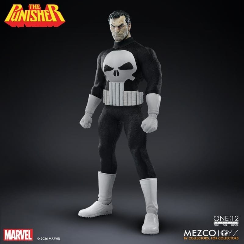 Marvel Comics One:12 Collective Actionfigur 1/12 Punisher 17 cm - Preorder - ETA: 25.02.2027