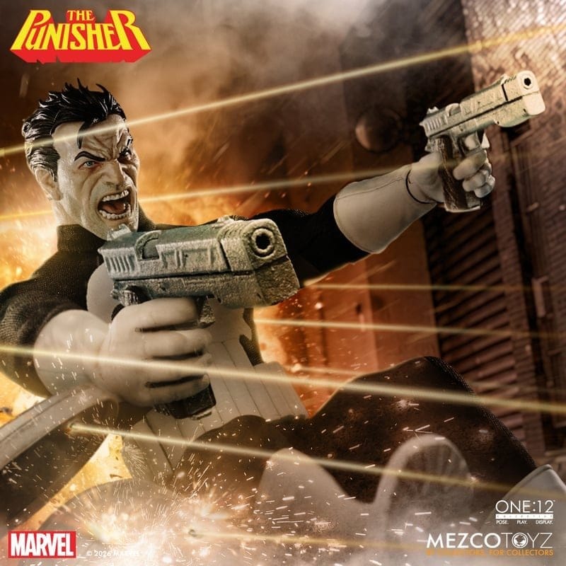 Marvel Comics One:12 Collective Actionfigur 1/12 Punisher 17 cm - Preorder - ETA: 25.02.2027