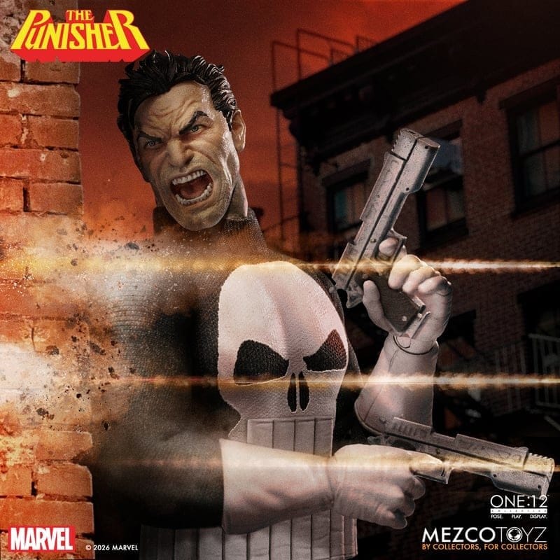 Marvel Comics One:12 Collective Actionfigur 1/12 Punisher 17 cm - Preorder - ETA: 25.02.2027