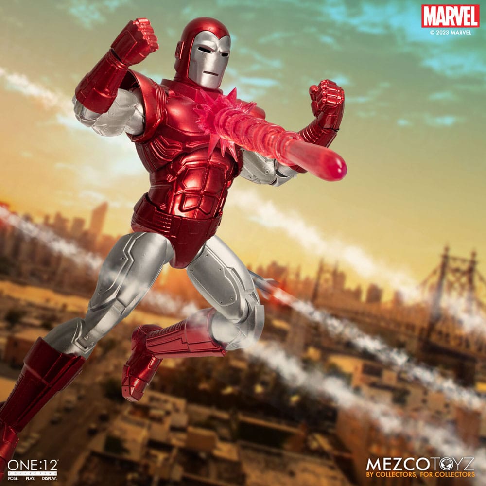 Marvel Actionfigur 1/12 Iron Man (Silver Centurion Edition) 16 cm - Versand: 7 Tage nach Bestellung