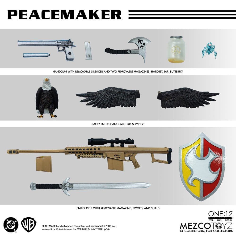 DC Comics One:12 Collective Actionfigur 1/12 Peacemaker 17 cm - Preorder - ETA: 25.06.2027