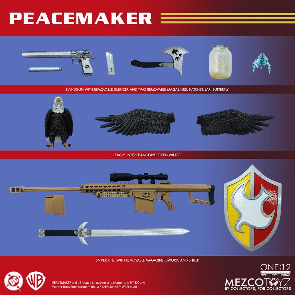 DC Comics One:12 Collective Actionfigur 1/12 Peacemaker 17 cm - Preorder - ETA: 25.06.2027