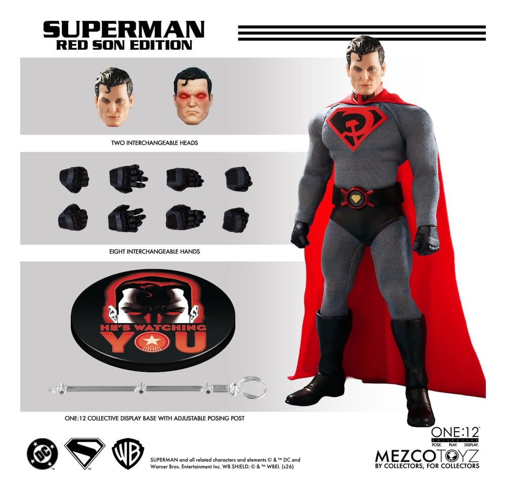 DC Comics One:12 Collective Actionfigur 1/12 Superman: Red Son 17 cm - Preorder - ETA: 25.02.2027