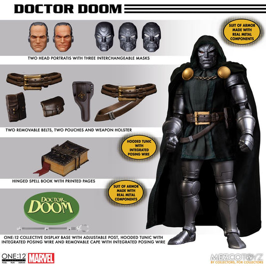 Marvel Actionfigur 1/12 Doctor Doom 17 cm - Preorder - ETA: 28.12.2026