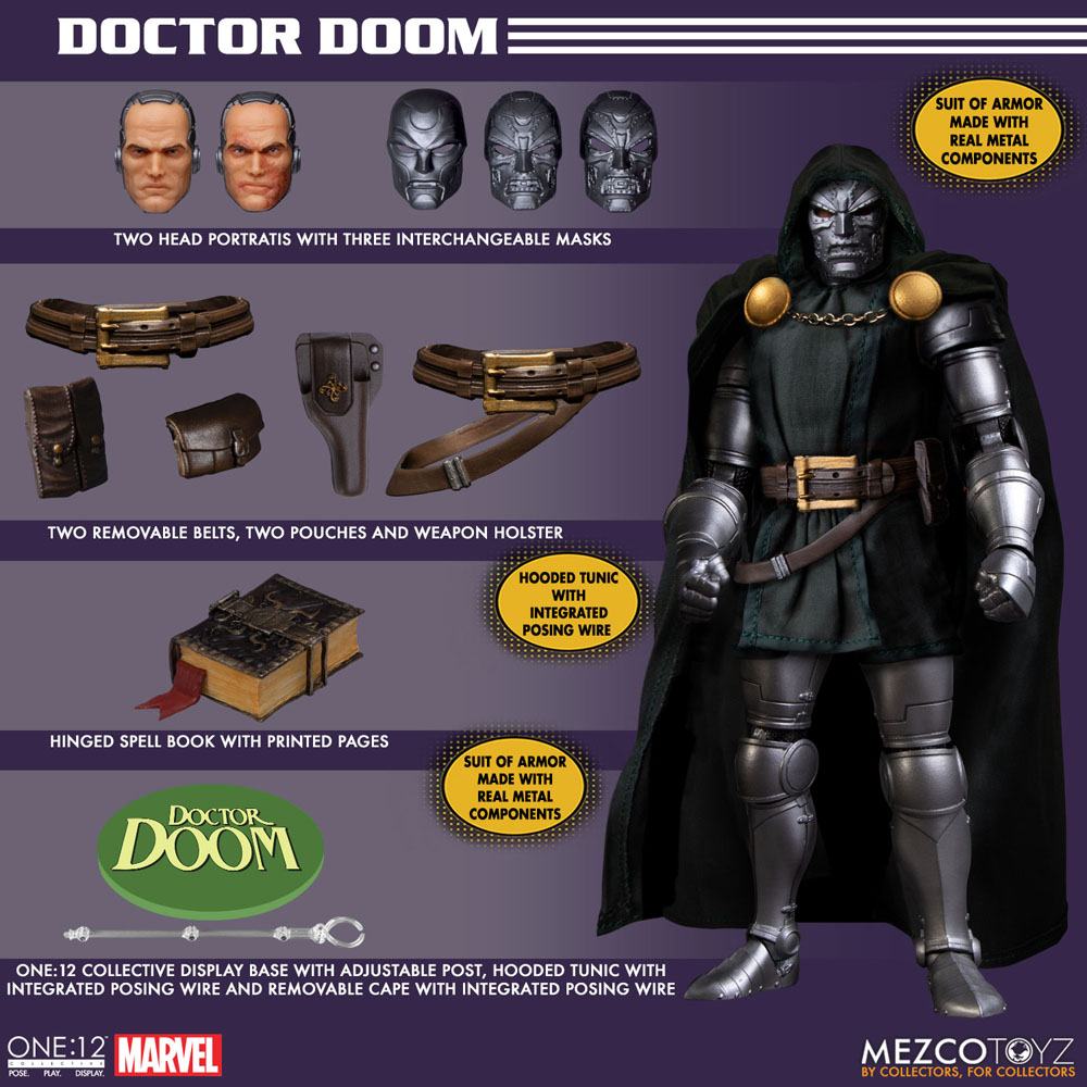 Marvel Actionfigur 1/12 Doctor Doom 17 cm - Preorder - ETA: 28.12.2026
