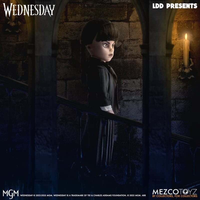Wednesday LDD Presents Puppe Wednesday Nevermore Academy Uniform 25 cm - Versand: 7 Tage nach Bestellung