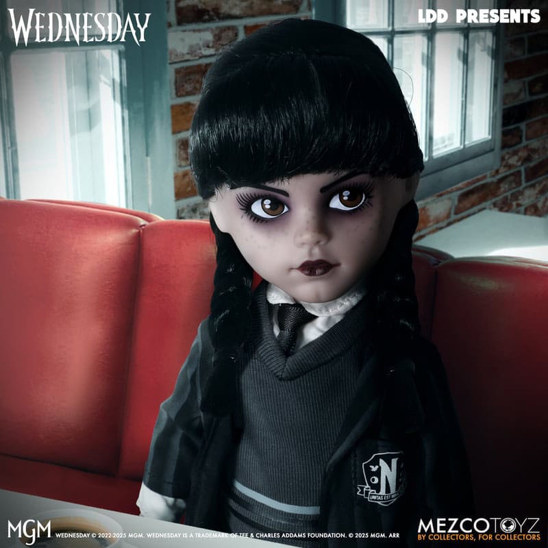 Wednesday LDD Presents Puppe Wednesday Nevermore Academy Uniform 25 cm - Versand: 7 Tage nach Bestellung