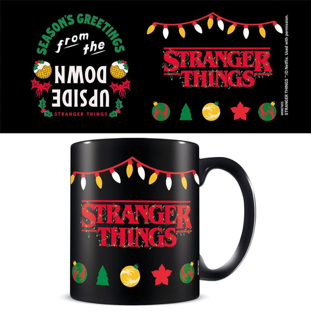 Stranger Things Tasse Seasons Greetings Upside Down  - Preorder - ETA: 02.01.2026