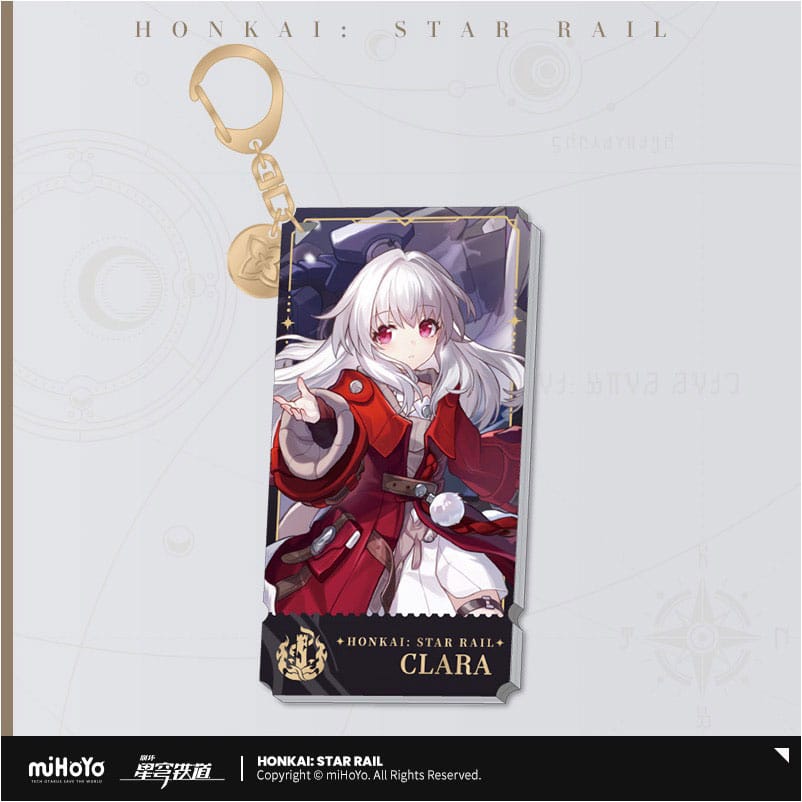 Honkai: Star Rail Charakter Acryl Schlüsselanhänger Clara 9 cm - Preorder - ETA: 09.10.2025