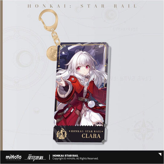Honkai: Star Rail Charakter Acryl Schlüsselanhänger Clara 9 cm - Preorder - ETA: 09.10.2025