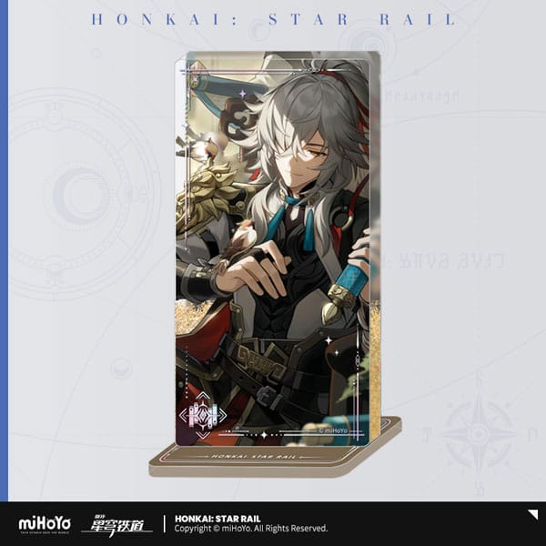 Honkai: Star Rail Light Cone Acryl Ornament mit Glitzer: Jing Yuan Before Dawn 7 cm - Versand: 5-7 Tage nach Bestellung