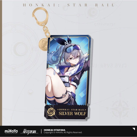 Honkai: Star Rail Charakter Acryl Schlüsselanhänger Silver Wolf 9 cm - Preorder - ETA: 09.10.2025