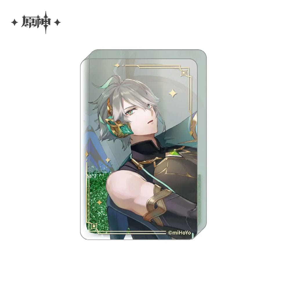 Genshin Impact Acryl Ornament mit Glitzer: Alhaitham 8,5 cm - Versand: 5-7 Tage nach Bestellung
