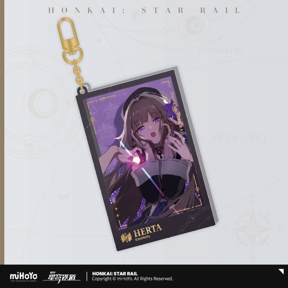 Honkai: Star Rail Countdown Departure Series Acryl Schlüsselanhänger Herta Glitter 9 cm          - Preorder - ETA: 05.12.2025