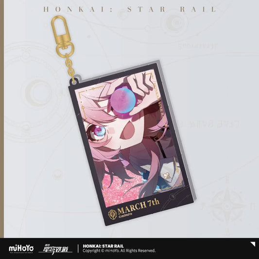 Honkai: Star Rail Countdown Departure Series Acryl Schlüsselanhänger March 7th Glitter 9 cm           - Versand: 7 Tage nach Bestellung