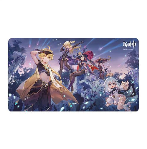 Genshin Impact Unreconciled Stars Mousepad Aether, Fischl, Mona, Paimon & Scaramouche 70 x 40 cm - Preorder - ETA: 29.01.2026