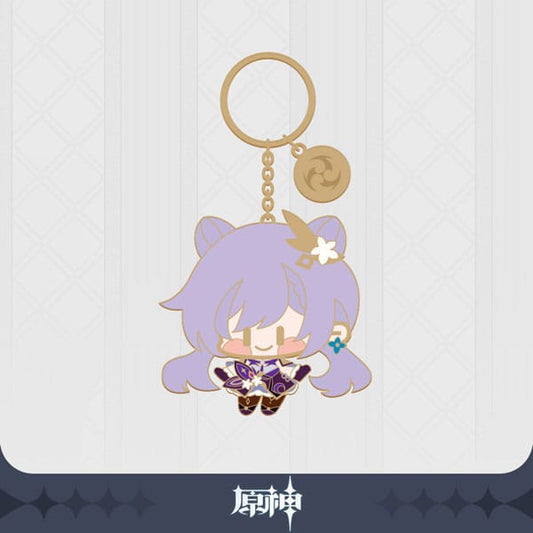 Genshin Impact Character Metall Schlüsselanhänger Keqing  - Versand: 5-7 Tage nach Bestellung