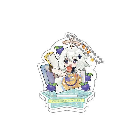 Genshin Impact Genshin Fes 2021 Acryl Figur mit Schlüsselanhänger Paimon 9 cm - Preorder - ETA: 29.01.2026