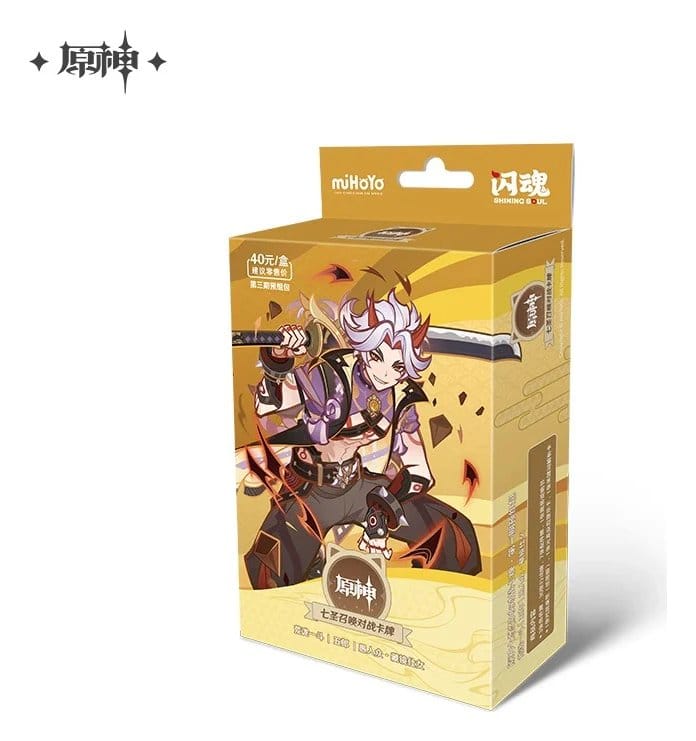 Genshin Impact Sammelkartenspiel Series 03 Pre-Build Starter Deck 03 Arataki Itto *Chinesische Version* - Versand: 7 Tage nach Bestellung