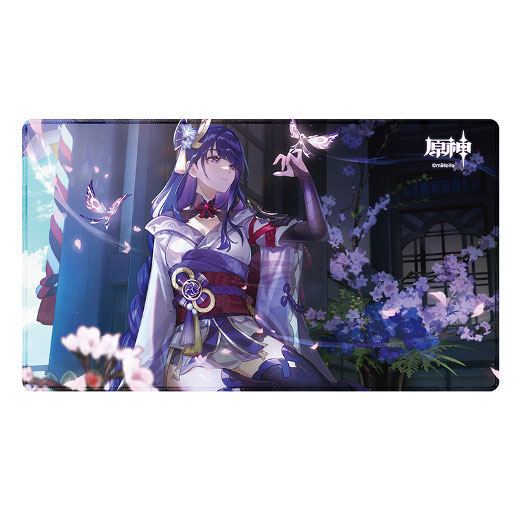 Genshin Impact Firefly ACG Carnival 2022 Event Mousepad Raiden Shogun / Raiden Ei / Beelzebul 70 x 40 cm - Versand: 5-7 Tage nach Bestellung