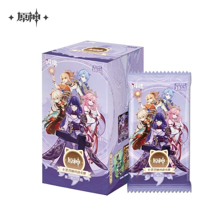 Genshin Impact Sammelkartenspiel Series 3 Blind Box Display (18) *Chinesische Version* - sofort verfügbar