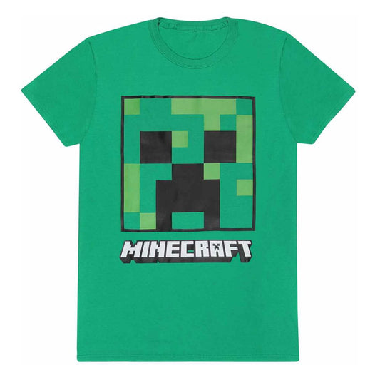Minecraft T-Shirt Creeper Face  Größe S - Versand: 5-7 Tage nach Bestellung