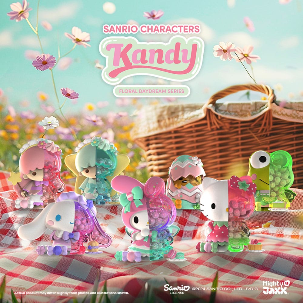 Sanrio Floral Daydream Series Kandy 4 inch Vinyl Figure Blind Box Display (6) - Preorder - ETA: 20.08.2026