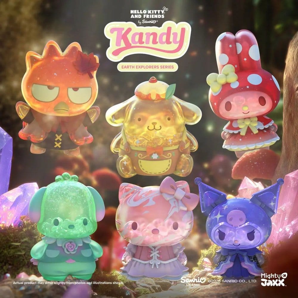 Sanrio Earth Explorer Series Kandy 4 inch Vinyl Figure Blind Box Display (6) - Versand: 7 Tage nach Bestellung