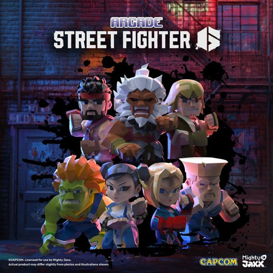 Arcade: Capcom Street Fighter Series Kandy 4 inch Vinyl Figure Blind Box Display (6) - Versand: 7 Tage nach Bestellung