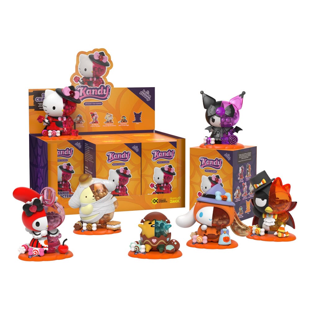 Kandy x Sanrio Blind Box ft. Jason Freeny Collection Series 4 (Spooky Fun) Display (6)  - Versand: 7 Tage nach Bestellung