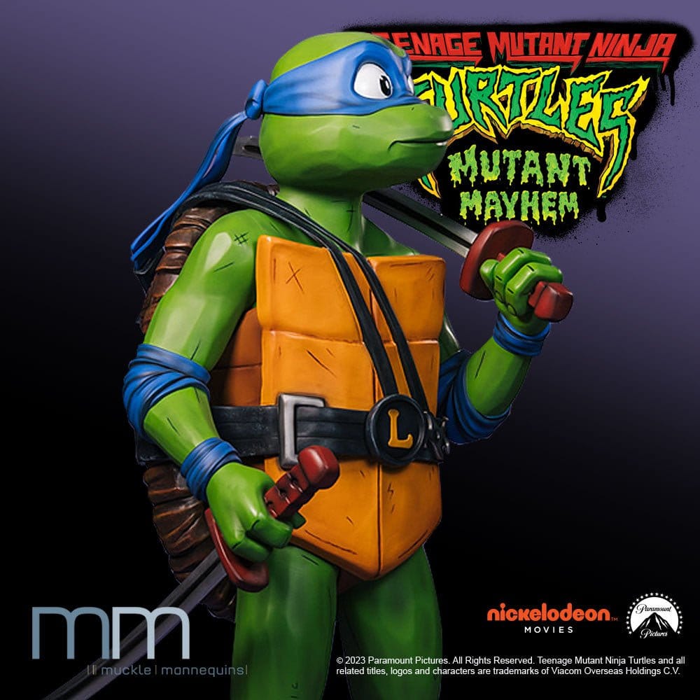 Teenage Mutant Ninja Turtles: Mutant Mayhem Life-Size Statue Leonardo 172 cm - Preorder - ETA: 25.11.2026