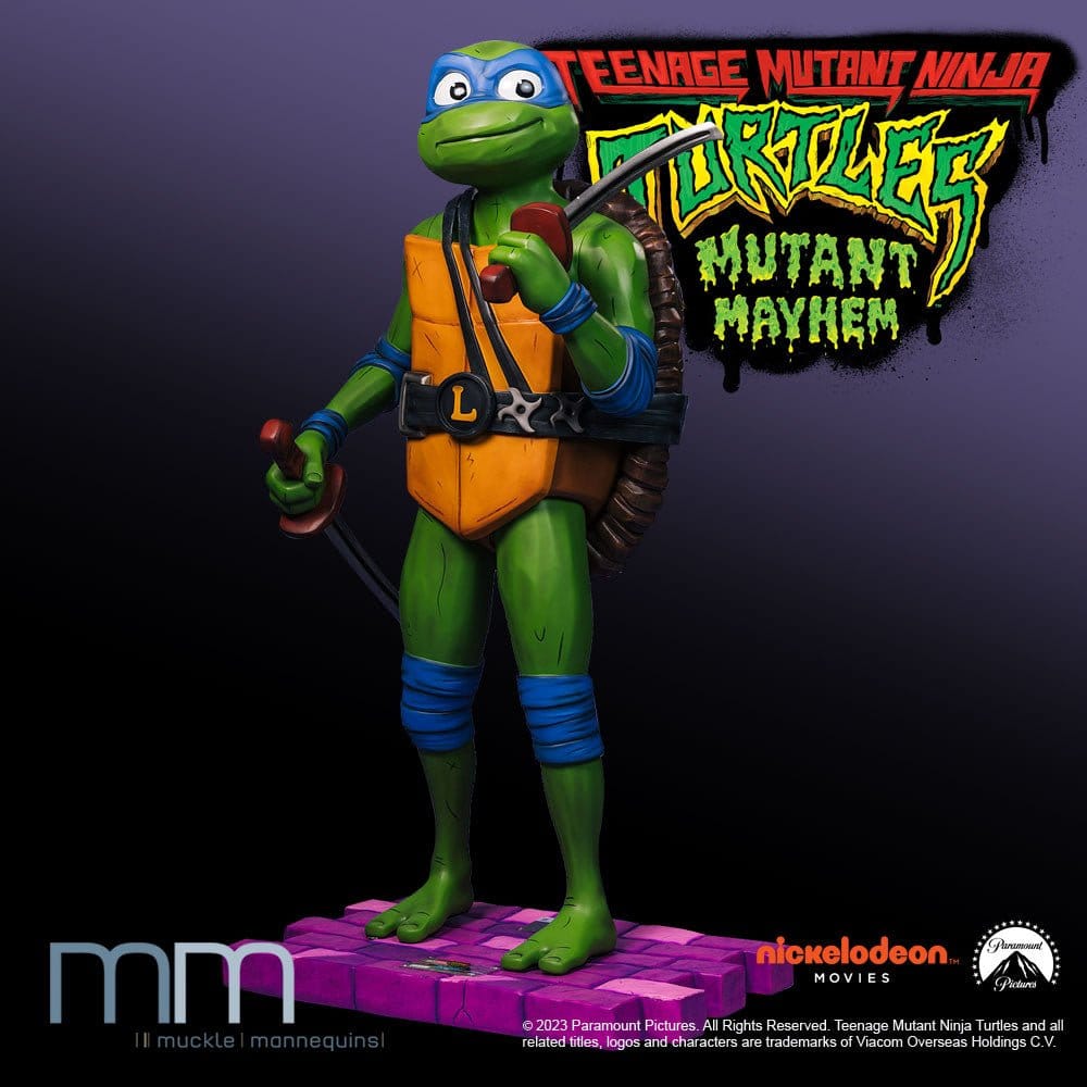 Teenage Mutant Ninja Turtles: Mutant Mayhem Life-Size Statue Leonardo 172 cm - Preorder - ETA: 25.11.2026