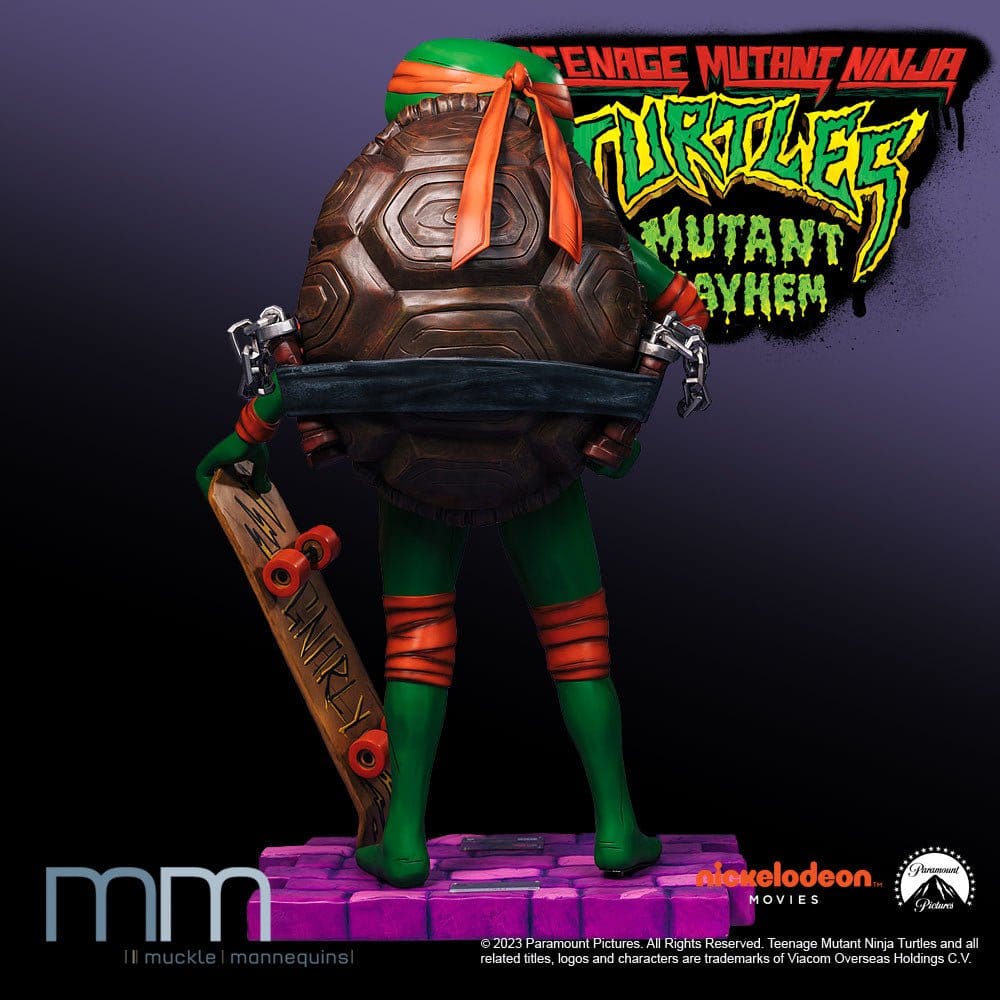 Teenage Mutant Ninja Turtles: Mutant Mayhem Life-Size Statue Michelangelo 162 cm - Preorder - ETA: 25.11.2026