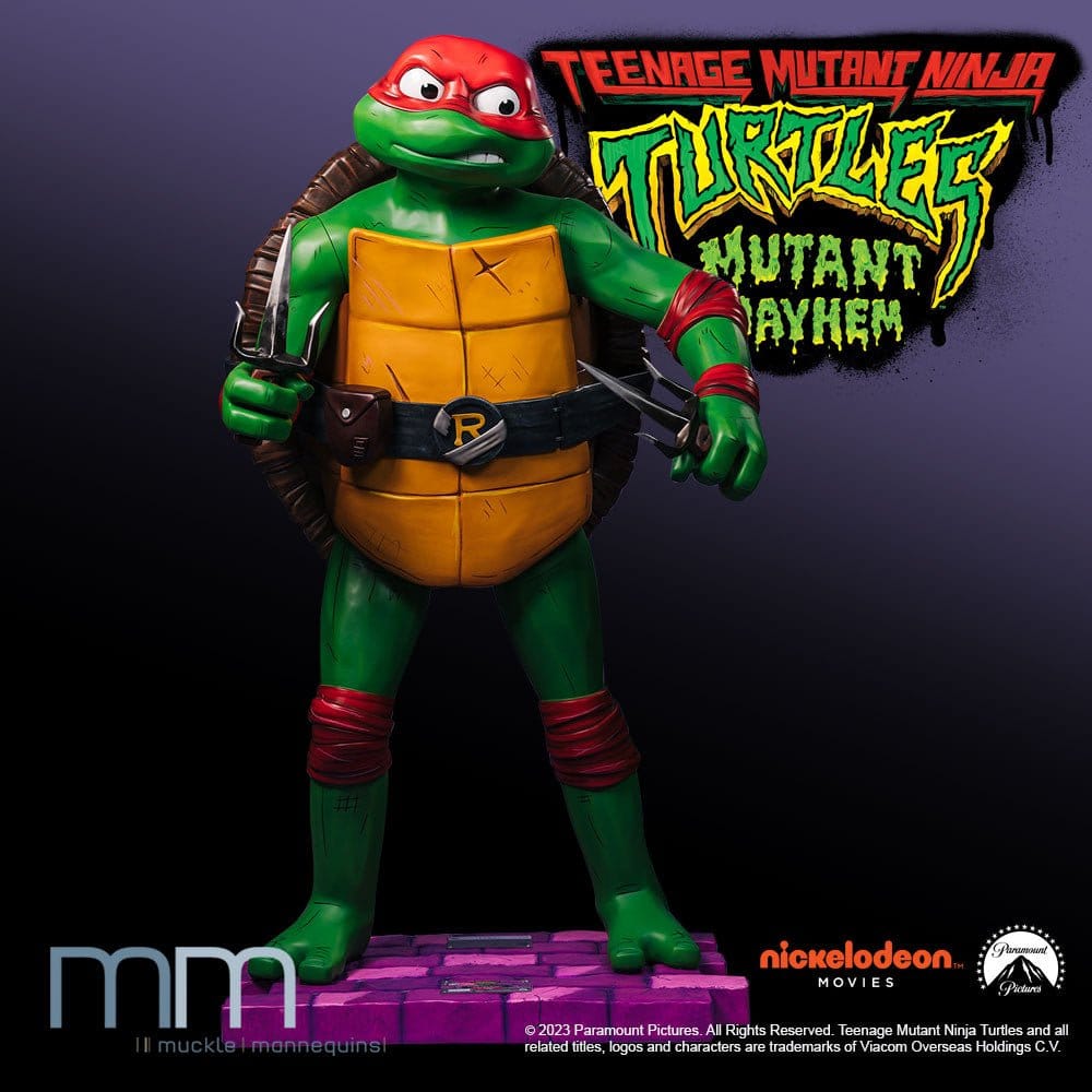 Teenage Mutant Ninja Turtles: Mutant Mayhem Life-Size Statue Raphael 178 cm - Preorder - ETA: 25.11.2026