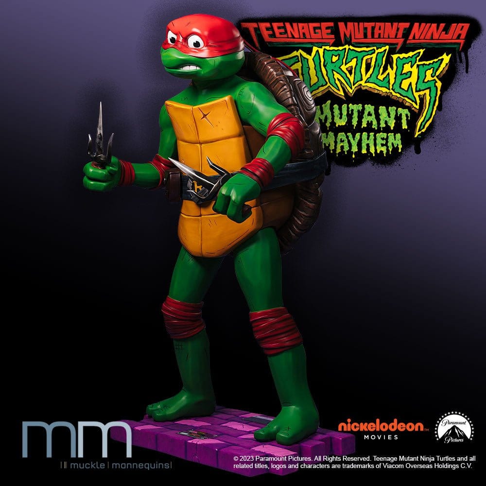 Teenage Mutant Ninja Turtles: Mutant Mayhem Life-Size Statue Raphael 178 cm - Preorder - ETA: 25.11.2026