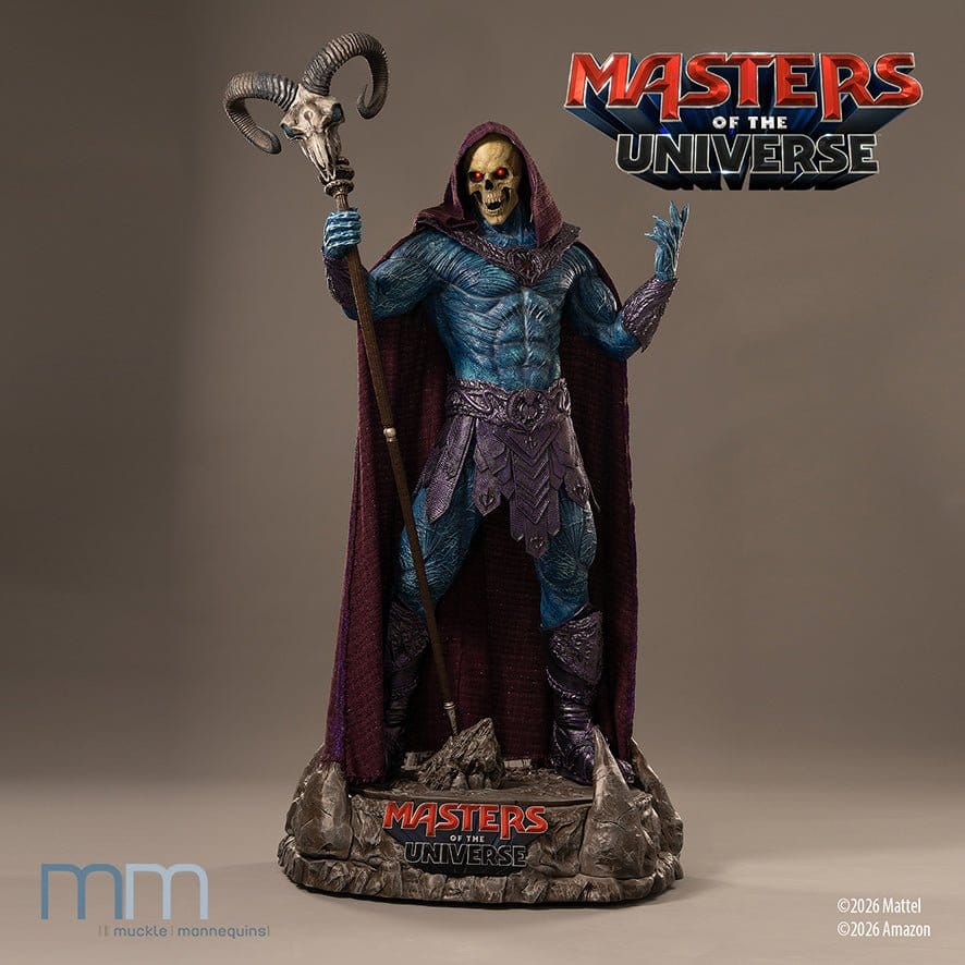 Masters of the Universe Lebensgroße Figur Skeletor 221 cm - Preorder - ETA: 25.11.2026