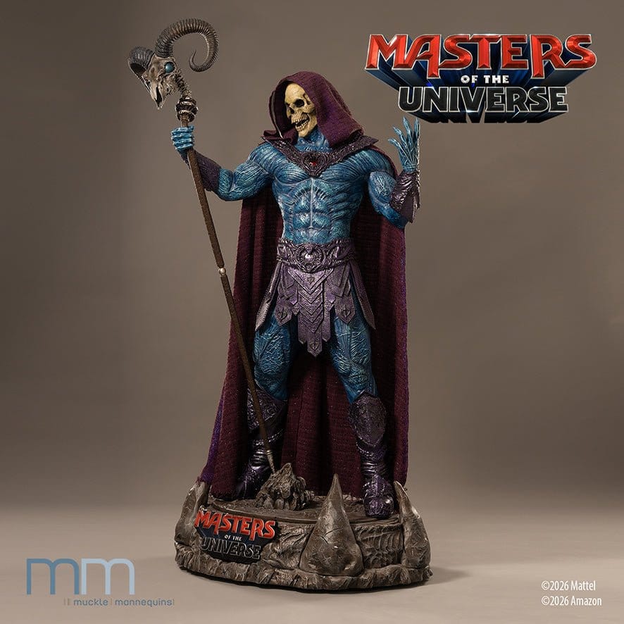 Masters of the Universe Lebensgroße Figur Skeletor 221 cm - Preorder - ETA: 25.11.2026