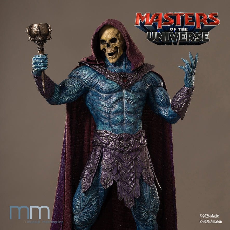 Masters of the Universe Lebensgroße Figur Skeletor 221 cm - Preorder - ETA: 25.11.2026